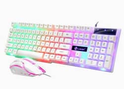 Gaming keyboard & mouse  RGB KEYBOARD & RGB MOUSE wired combo  pack