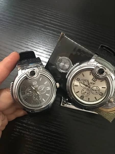 mens refillable fancy watch lighter contact number 03307047981 3