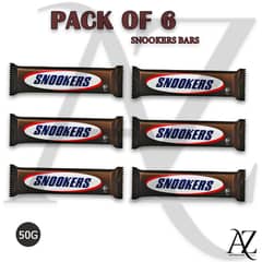 6 Snookers Chocolate Bars Perfect for Sharing or Snacking