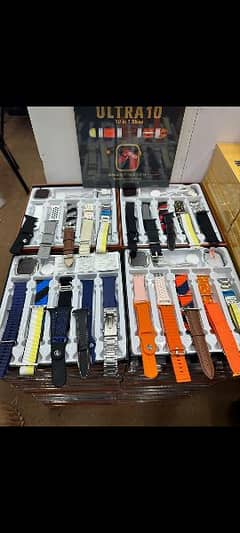 watch ultra 10 in 1 with 10 straps