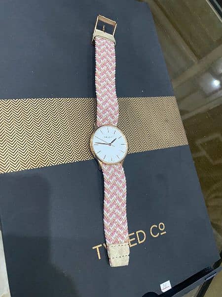 Original tweed. co watch for sale. Never used , no damage done. 5