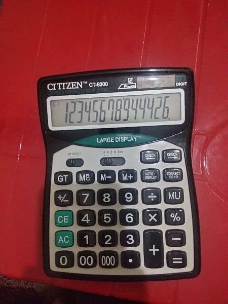CITIZEN ct-9300 calculator 2