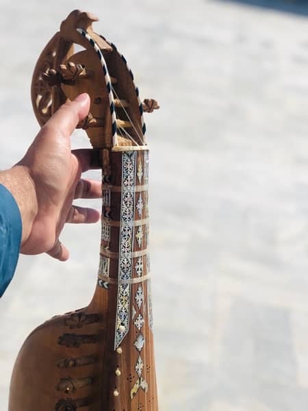 Half sadaf Rabab traditional kpk music instrument 27 inch for sale 1