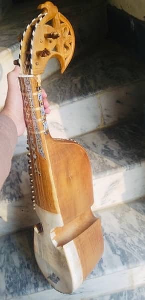 Half sadaf Rabab traditional kpk music instrument 27 inch for sale 3