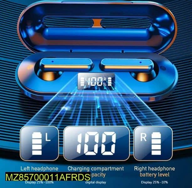 Important V7 Air pods LED display 0