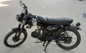 70 cc bike full modifie ki ha Cafe racer ma number Karachi