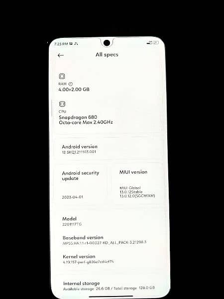Redmi Note 11 6/128 in scratch less Condition Urgent sale 5