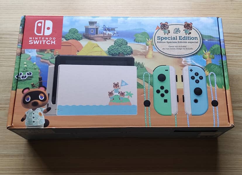 Brand New Nintendo Switch Animal Crossing Edition 0