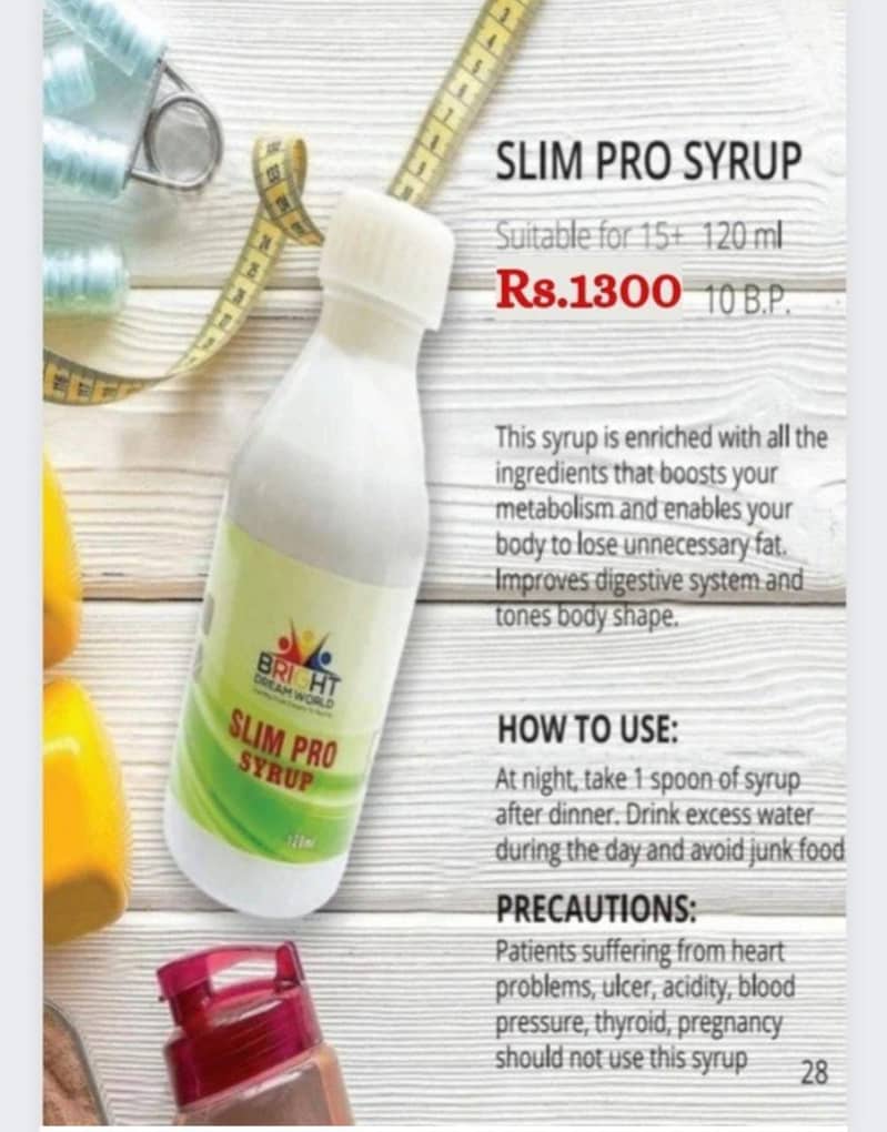 Slim pro Serup | weight loss | fitness syrup 0