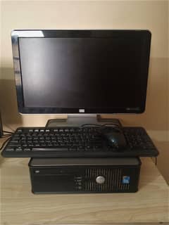 Dell Intel Core 2 Duo CPU with HP High Display color LCD 19 inches