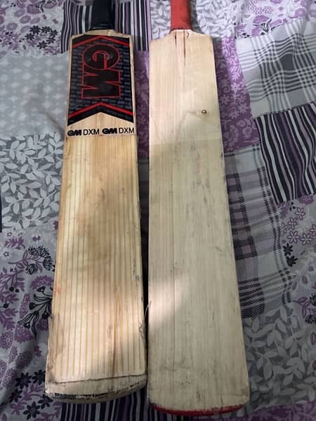 used hard ball Kashmir willow bat 0