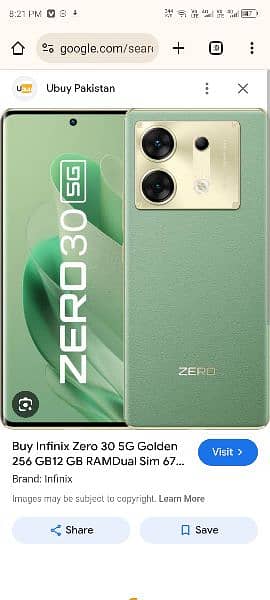 infinix zero 30 5g green color 1