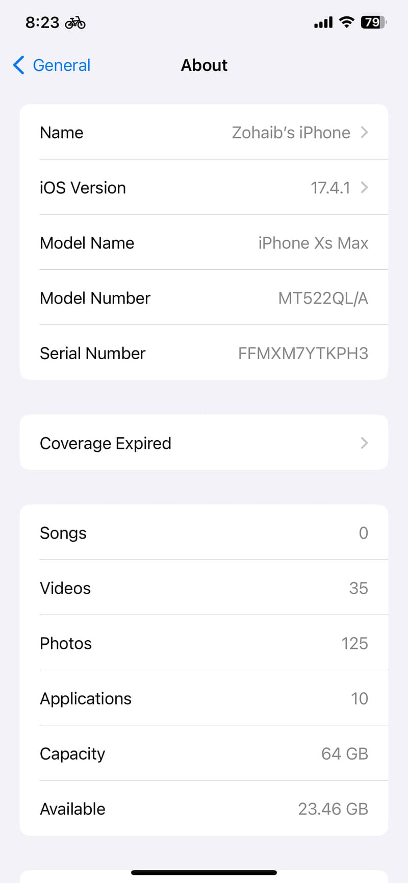 I Phone XS Max 1