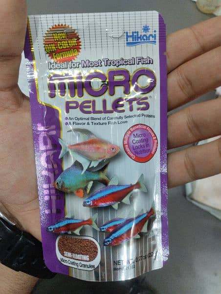 Japanese Imported Hikari tropical micro pellets fish food. 22gram pack 0