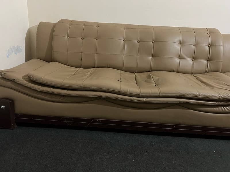 Leatherite 3 Seater Sofa 2