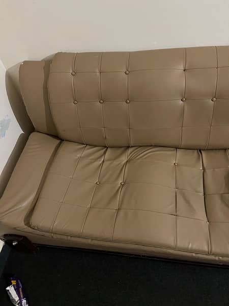Leatherite 3 Seater Sofa 3