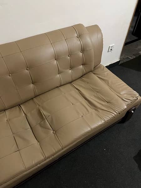 Leatherite 3 Seater Sofa 4