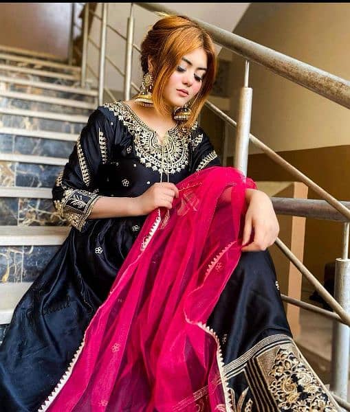 New design beautiful fancy Eid Wedding and party wear maxi collection 2