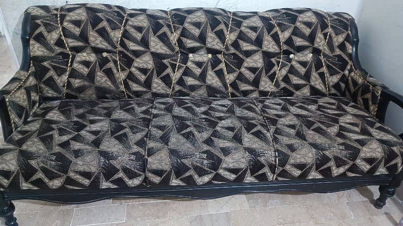 seven seater sofa set pure sheesham wood , no damage, 1