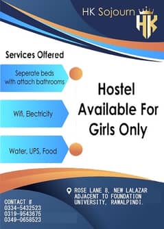Girls Hostel Near Foundation University