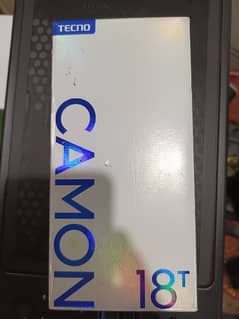 Tecno Cammon 18t full box with Back Covers