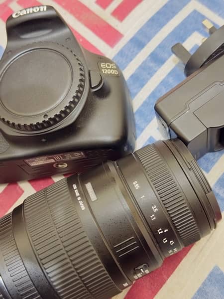 Canon 1200 d with 70-300 sigma lens , extra battery 0