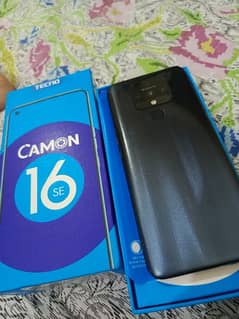 Tecno camon 16 (6/128) Ram with box and charger lush condition