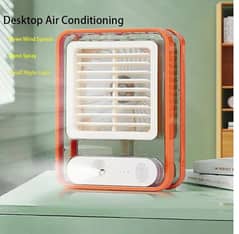 Type C Rechargeable Air Conditioner With 3 Speed Spray Humidifier