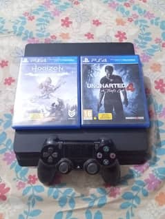 PS4 Slim 500GB with 2 Games 0