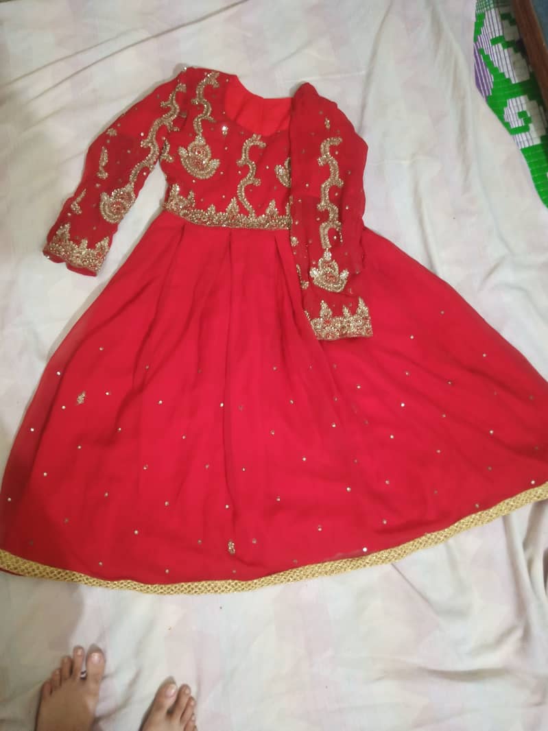 Fancy suits for sale maxi (1700) lehnga(2000) and frock(1200) 1