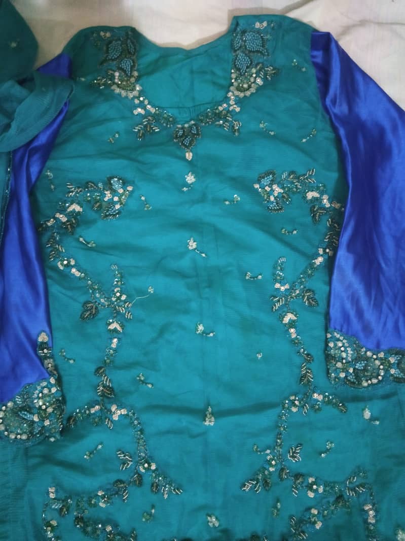 Fancy suits for sale maxi (1700) lehnga(2000) and frock(1200) 6