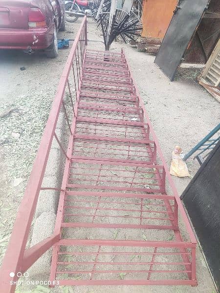 Iron Stair 14 feet  and 2.6. feet width New stair 3