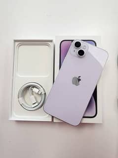 iPhone 14 plus purple 128gb 10/10 95% battery 0