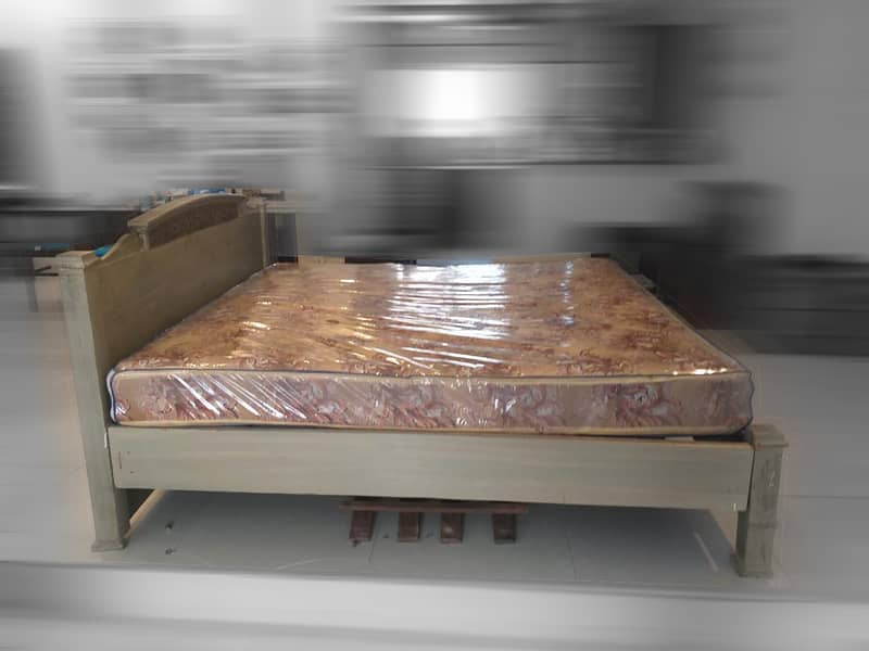 KALAMKAAR - bed, mattress, and side tables for SALE 5