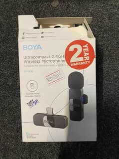 Original Boya wireless microphone for sale with type-C charging port