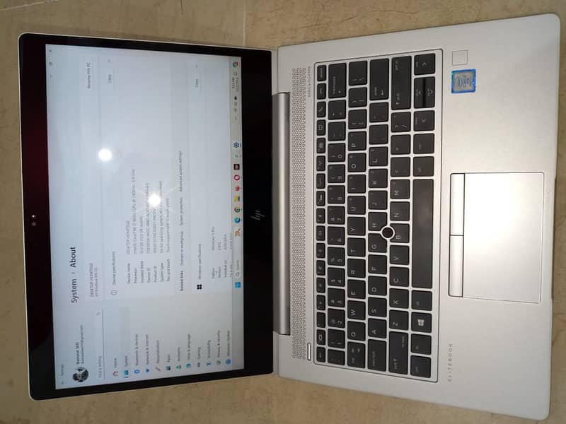 HP EliteBook Laptop Core i7 8th Generation 16/256 1