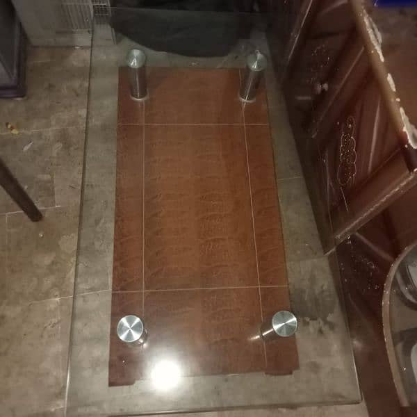 glass centre table for sell 1