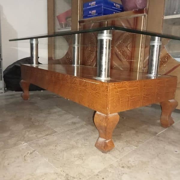 glass centre table for sell 2