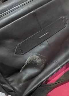 MANDARINA DUCK Pure Leather Briefcase Laptop Back