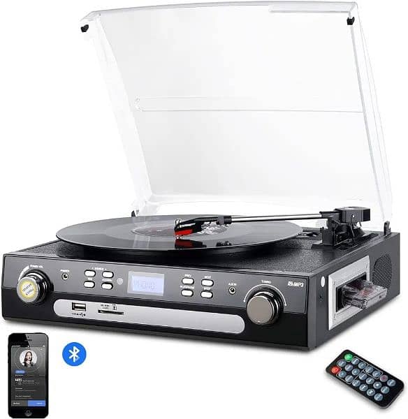 Turntable Record player cassette player 0