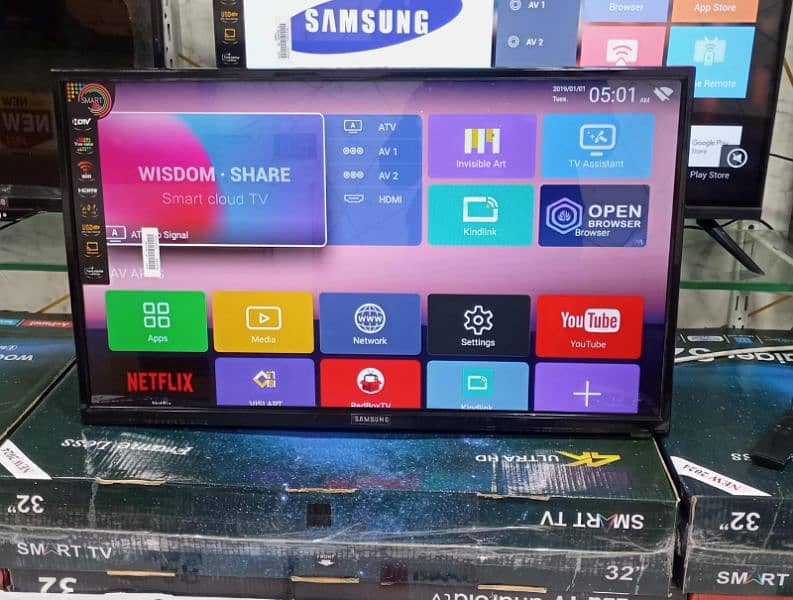 32" To 75 Inch wholesale Smart Android Wifi led tv 8