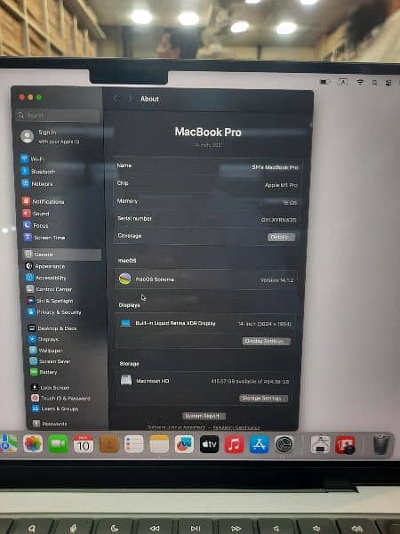 Apple MacBook Pro 14 2021 m1 pro 16gb ram 512 GB 2