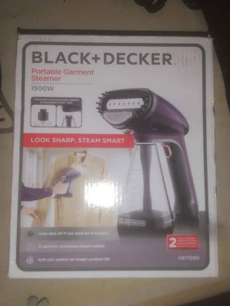 Black & Decker Garments/ Clothes Steamer Handy 1500w 0