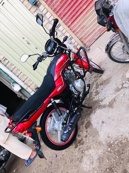 suzuki gd100s bike red colour 5