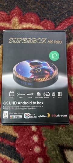 Superbox S6 Pro (American company) android 12 8K TV box