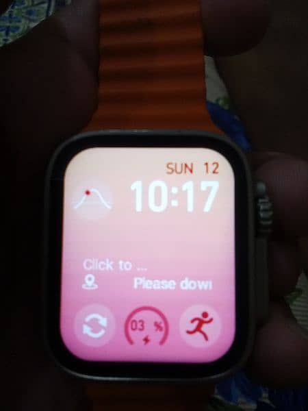 Smart watch Apple company with charger 4