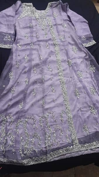 lilac party wear maxi , wored once only 0