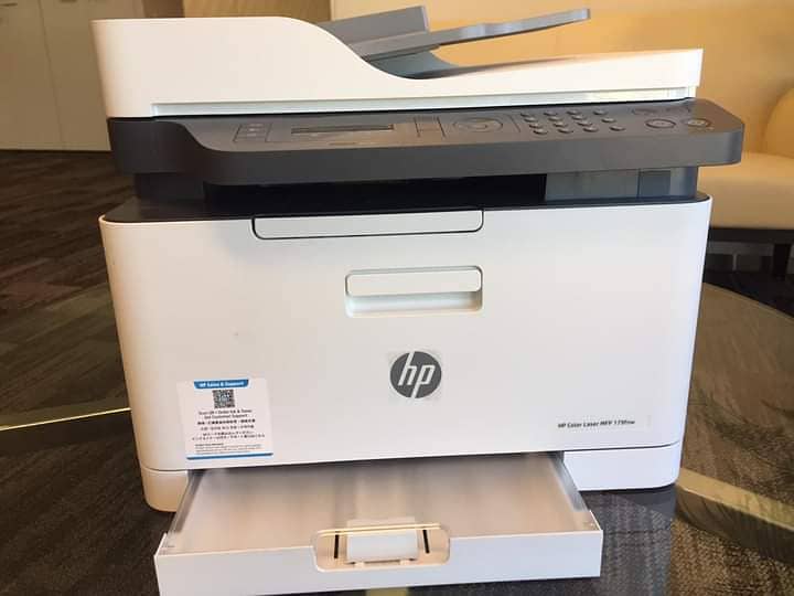 HP colour laser 179 fnw.  Imported machine  Multifunctional 6