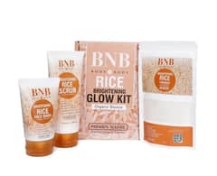 BNB Korean Rice Brightening Glow Kit 3 in 1