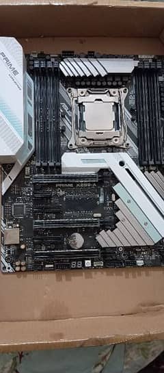 Asus x299-A motherboard and CPU 
i9 7840x